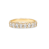 Everlasting - Oval Diamond Eternity Ring 14k Gold